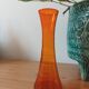 Vintage 70's pop soliflore vase - Hand-carved decor