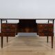 Mid Century Rosewood Desk by Gunnar Nielsen Tibergaard for Tibergaard, 1960s