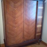 70s wardrobe with sliding doors