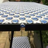 Vintage serving trolley with Eiffel legs