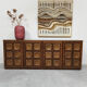 Vintage brutalist sideboard credenza Gerhard Bartels 'Cubism'