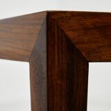 Table basse modèle 130 en palissandre par Severin Hansen pour Haslev Møbelfabrik