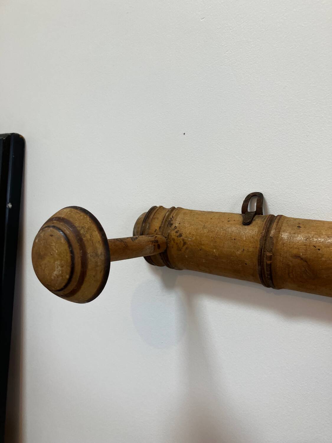 Large wooden coat rack