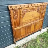 1930s headboard in solid oak