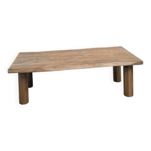 table basse brutaliste, - forme libre