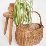 Pine tripod stool