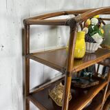 Rattan bookcase