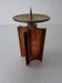 Vintage German Brutalist Candleholder in Copper and Brass, 1960s