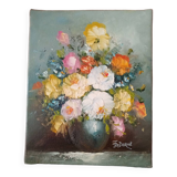 Tableau florale signé