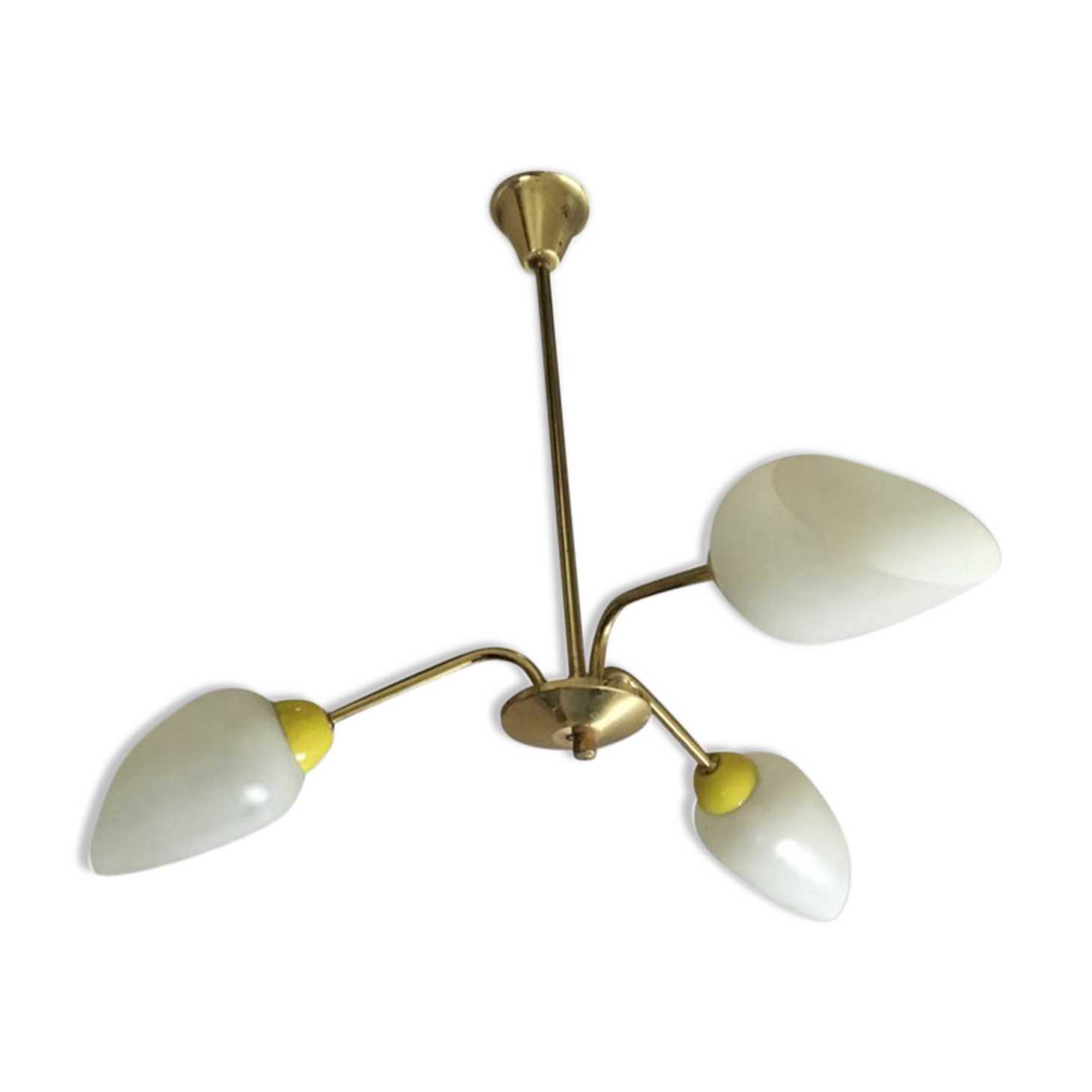 Typical 1950s light chandelier