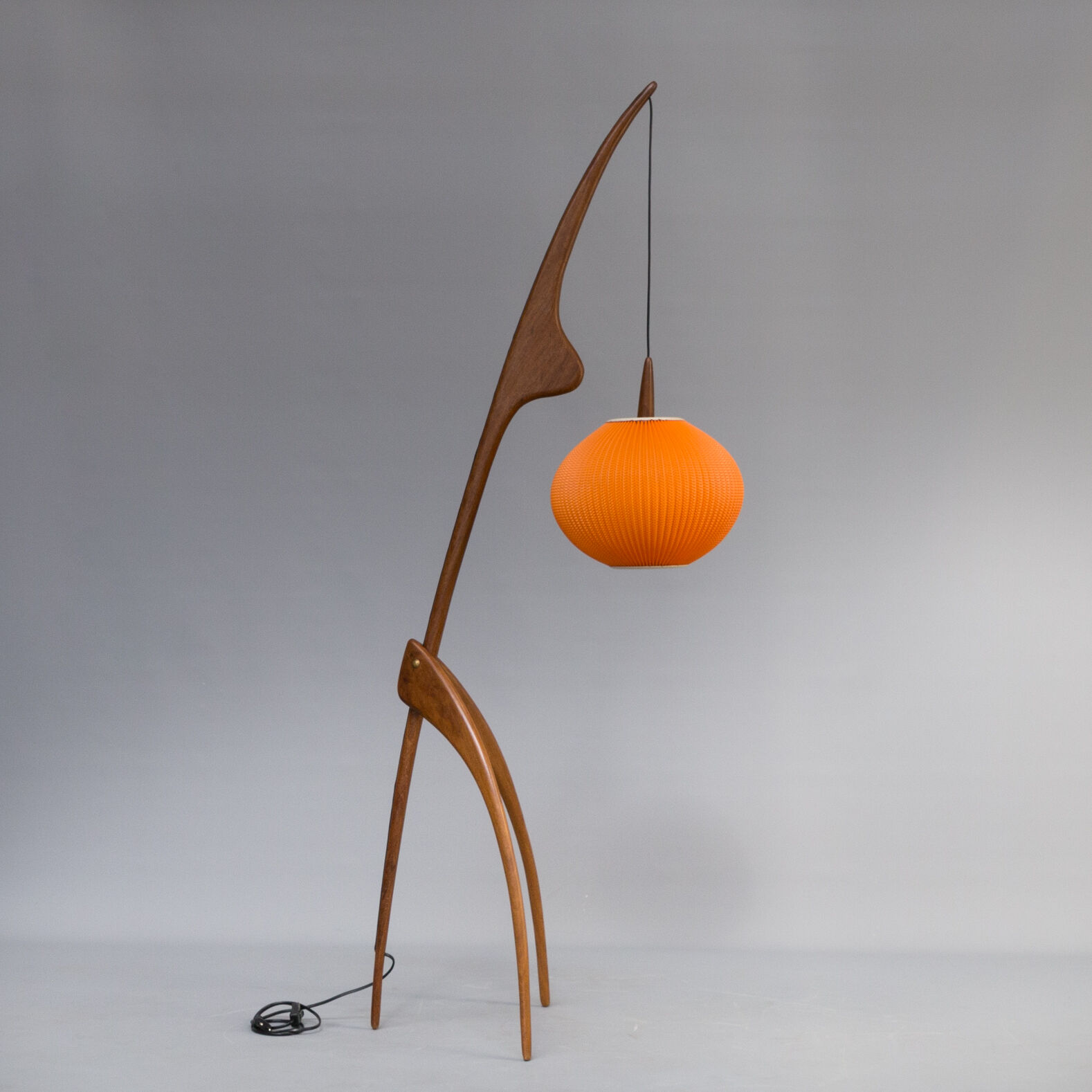 Lampadaire Jean Rispal 'Praying Mantis' pour Rispal France, 1950