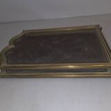 Small brass fire screen/fireplace screen