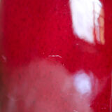 Ceramic vase "ox blood" by Max Idlas