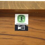 Teak wall shelf, Fröseke, Nybrofabriken AB, Sweden, 1960