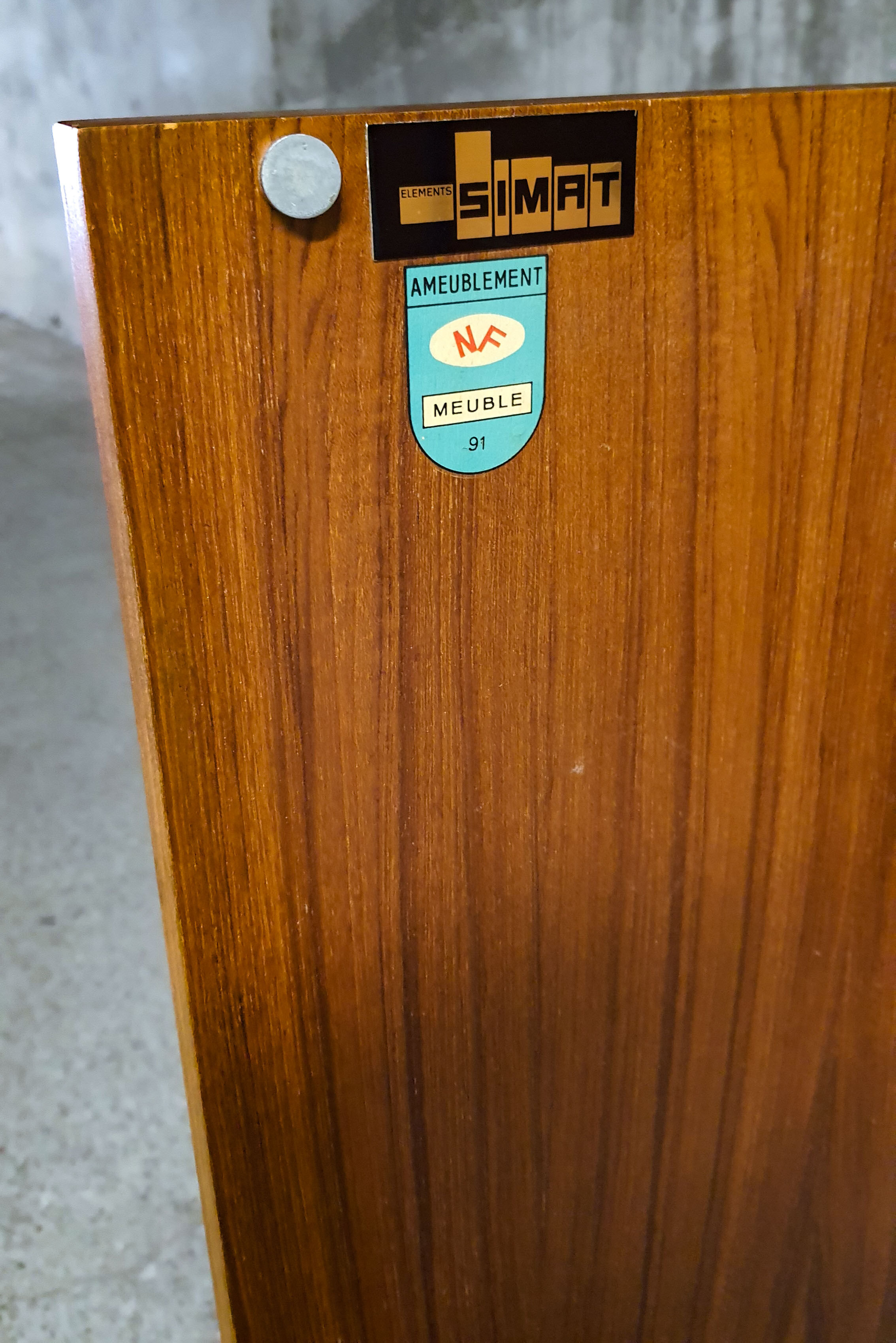 Scandinavian sideboard enfilade in teak