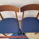 Mid century pair of Danish teak dining chairs, 1960s