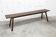 Artisanal bench 1960 brutalist 175cm