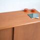 Danish vintage enfilade * Sliding doors * 183 cm *