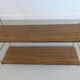Flexible veneer formica veneer and 50s 60s gold metal