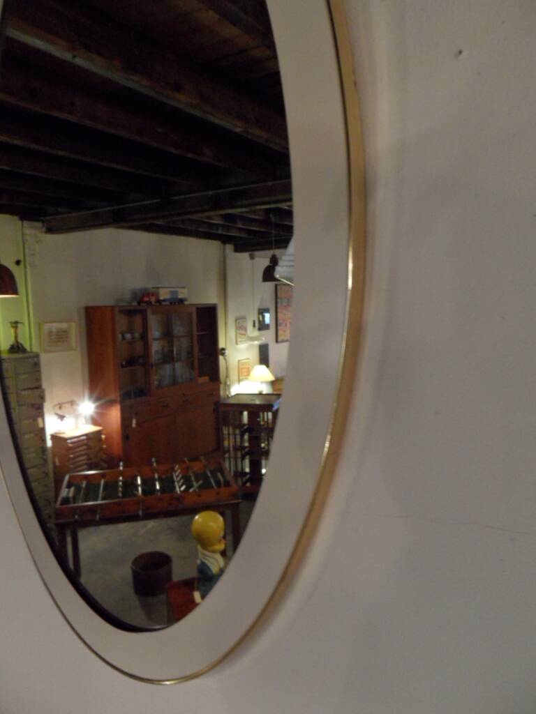 Vintage oval mirror