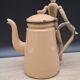 Cafetière émaillée beige