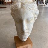 Antique plaster head