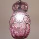 Plum colour Venetian Lantern, Seguso Murano Glass, Italy, 1950s