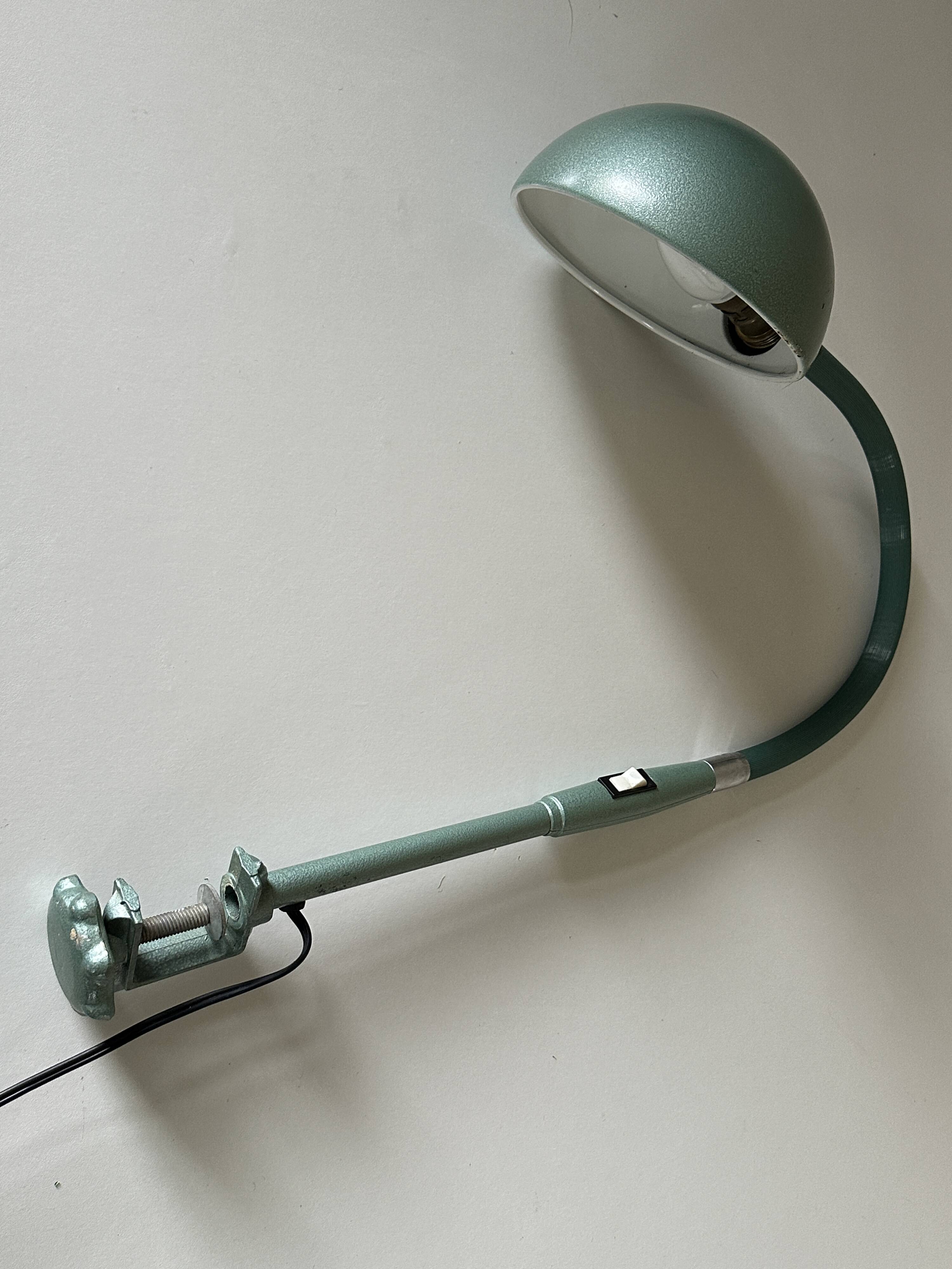 Industrial workshop lamp adher vintage 60s