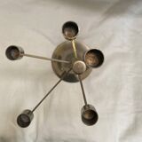 60s Scandinavian style metal candle holder
