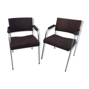Paire de fauteuils conférence