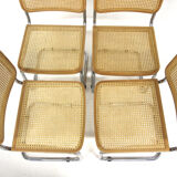 Set of 4 "B32" chairs, Marcel Breuer, Italy, 1990