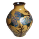 Art Deco vase Émile Simonod glazed terracotta
