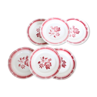 6 Flat Plates Badonviller