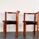 Niels Jorgen Haugesen String wood and leather chairs for Tranekaer, Denmark