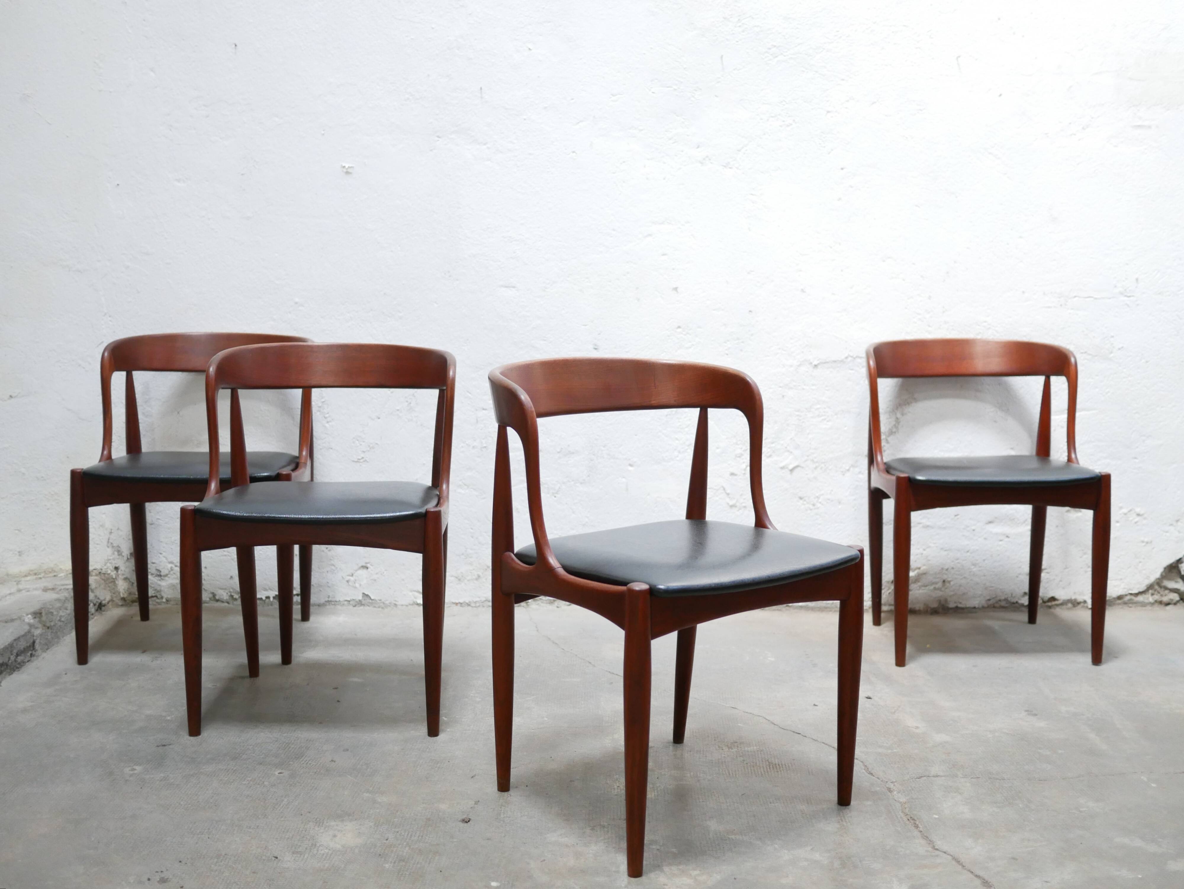Scandinavian teak chair by J. Andersen for Uldum Mobelfabrik