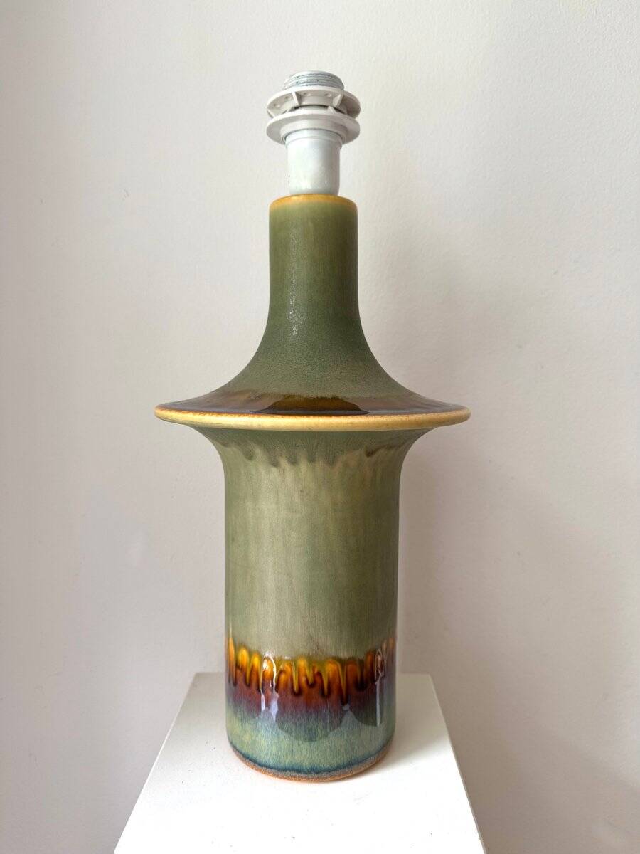 Vintage Danish table lamp by Einar Johansen for Søholm Stoneware, 1970s