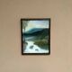 Mid-Century Oil on Canvas “River” by Unknown Artist, Vintage & Framed 36×45cm