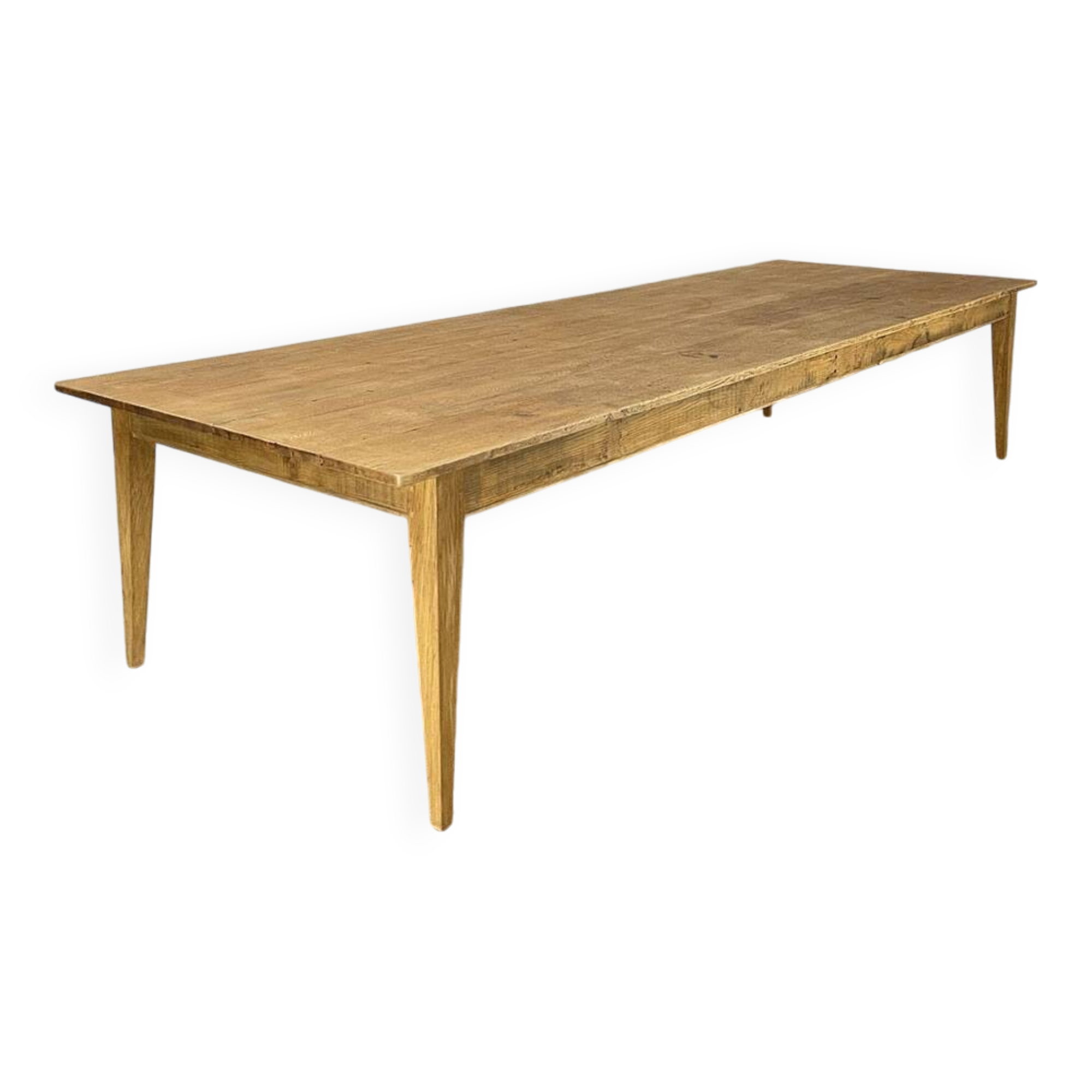 Large 19th century table in solid oak
