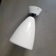 Vintage articulated wall light in lacquered metal with ceramic socket - Ref 849