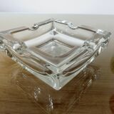 Large crystal table ashtray, France, 1970s
