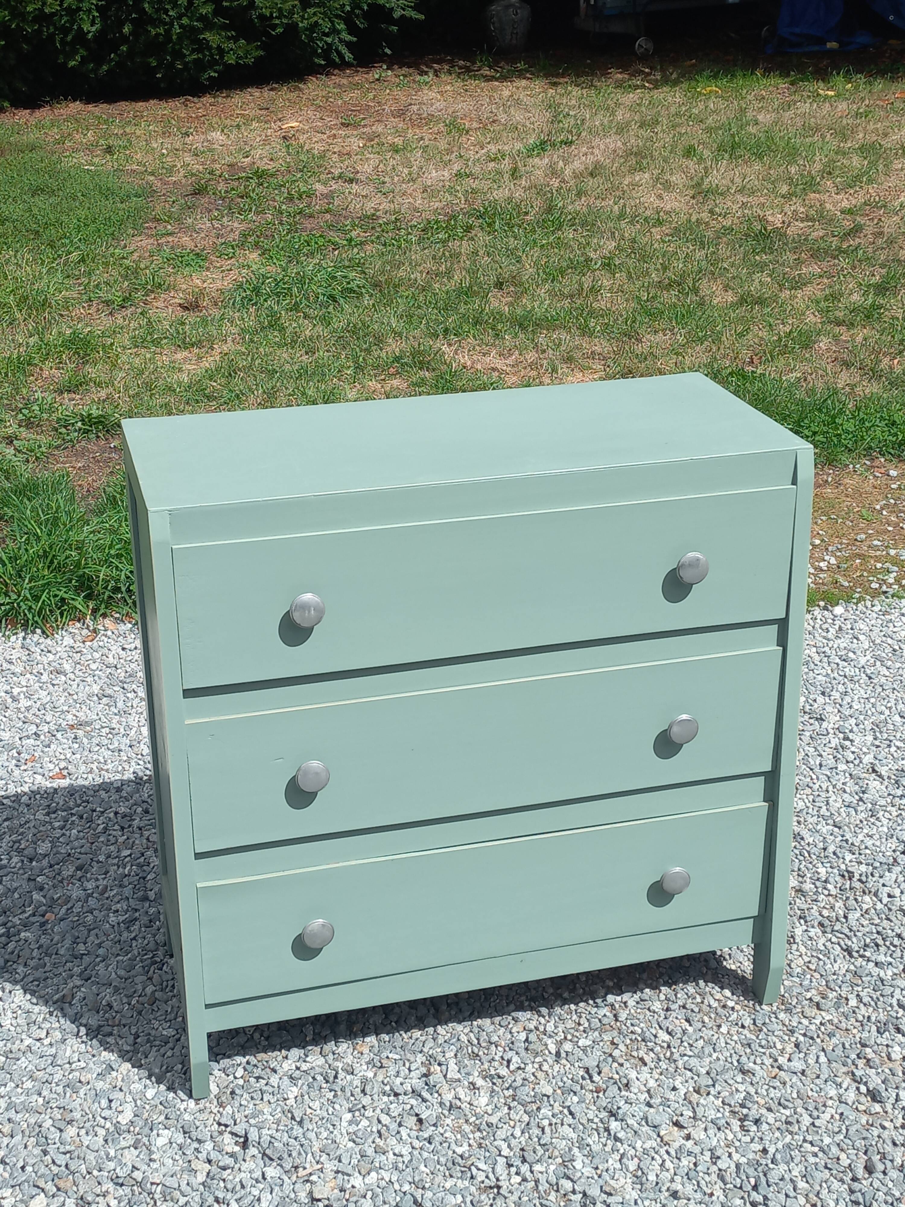Commode en bois peint, années 50