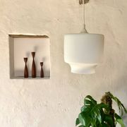 Suspension opaline vintage
