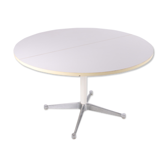 Table à manger ronde par Herman Miller années 1970