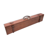 Valise vintage valise cuir étui fusil