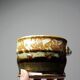 Large glazed stoneware vintage Japanese-style mug signed from the 90s-2000s.