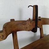 Brutalist bench bull's head file