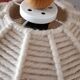 Suspension scandinave, laine vierge et pin