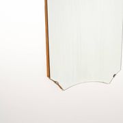 Shield-shaped wall mirror, European production, 1930s–40s