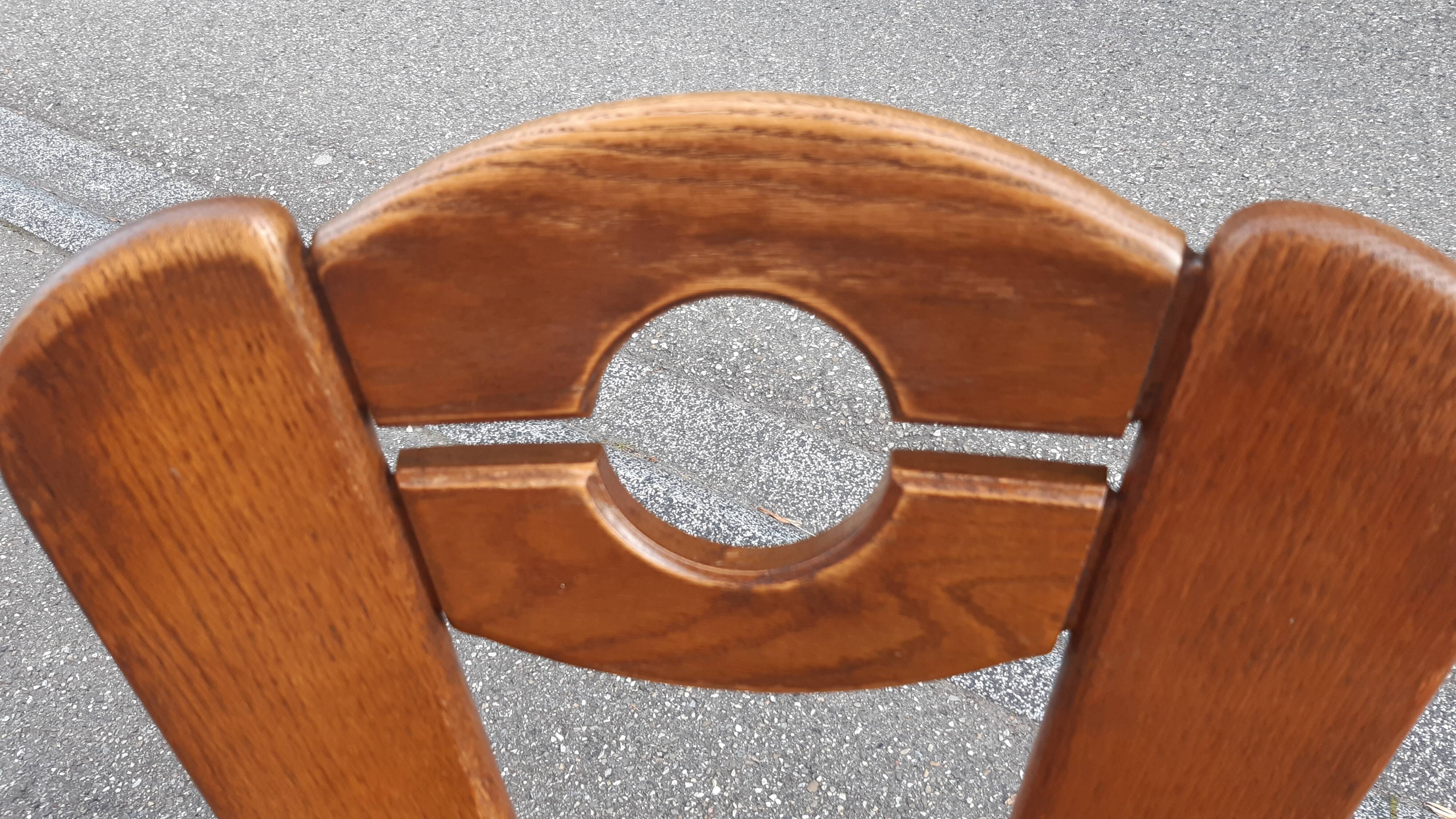 Brutalist mountain chalet decor chairs set of 2