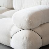 Camaleonda, B&B 2-seater sofa and 3-seater sofa in bouclè fabric, 1970